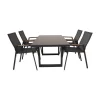 Tuinstoel Tarragona Teak Noir