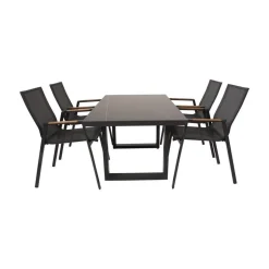 Tuinstoel Tarragona Teak Noir