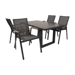 Tuinstoel Tarragona Teak Noir