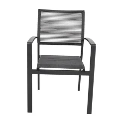 Tuinstoel Vitolini Rope grijs