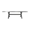 Tuintafel Castilla Noir met kruispoot 243cm