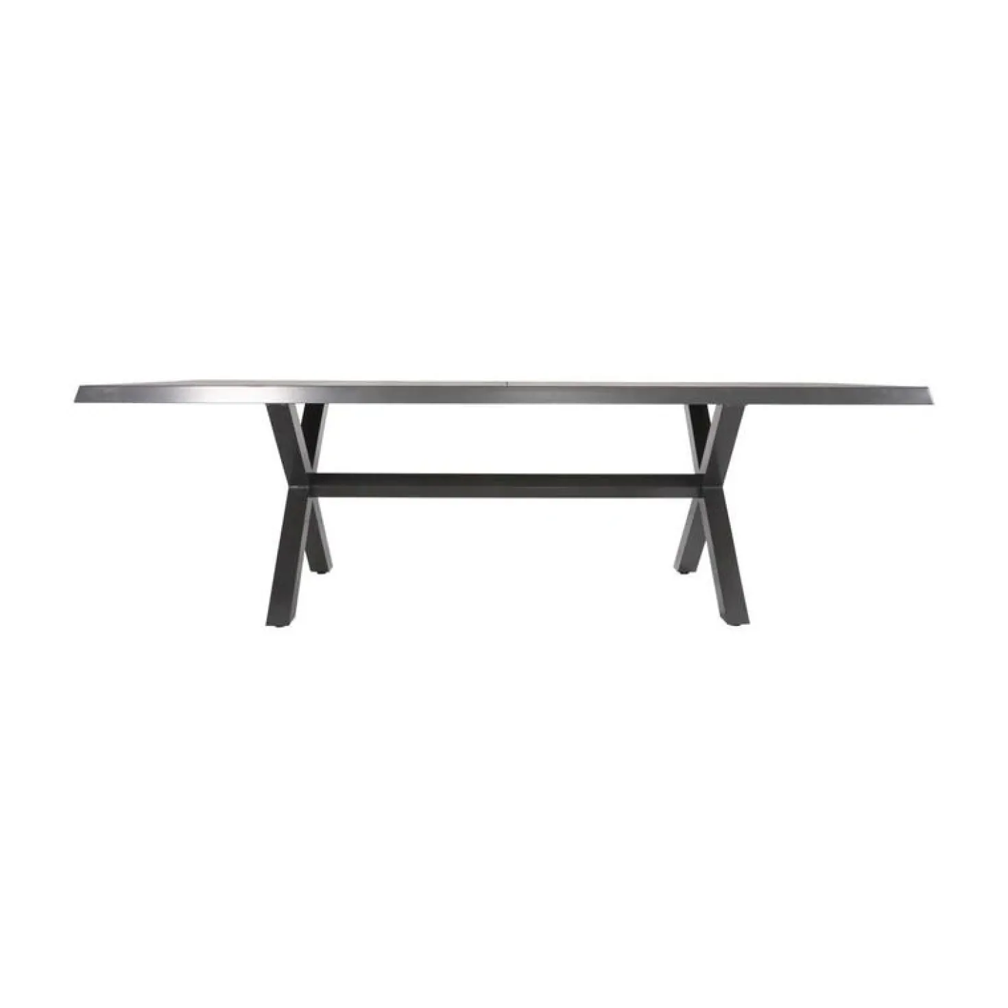 Tuintafel Castilla Noir met kruispoot 243cm