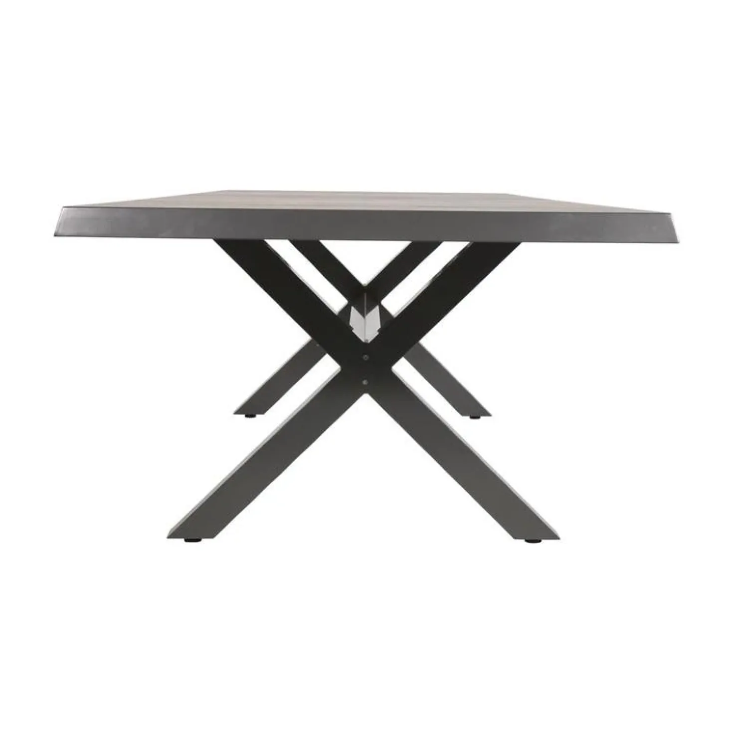 Tuintafel Castilla Noir met kruispoot 243cm