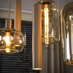 Tulsa 7-lichts Hanglamp Beige