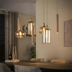 Tulsa 7-lichts Hanglamp Beige