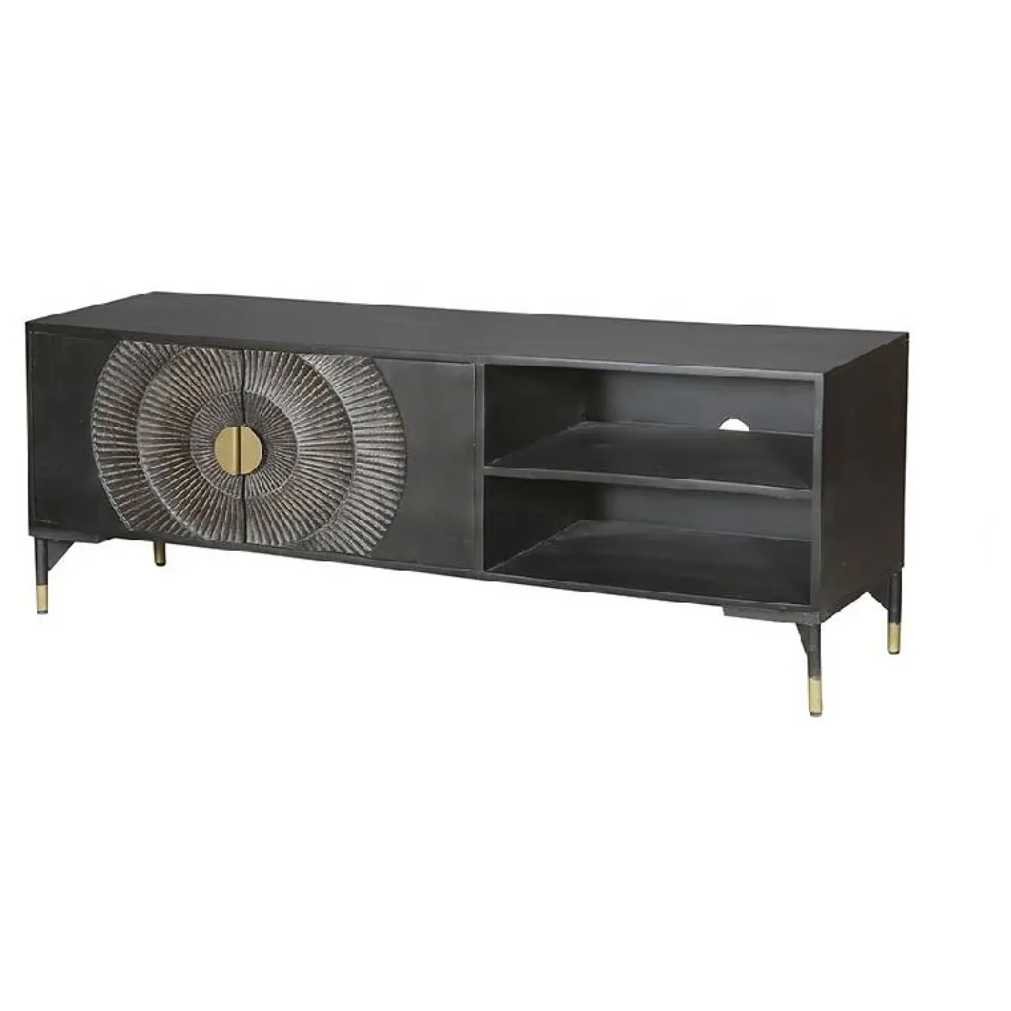 Tv kast sunshine met 2 deurs en 2 open vakken 160cm