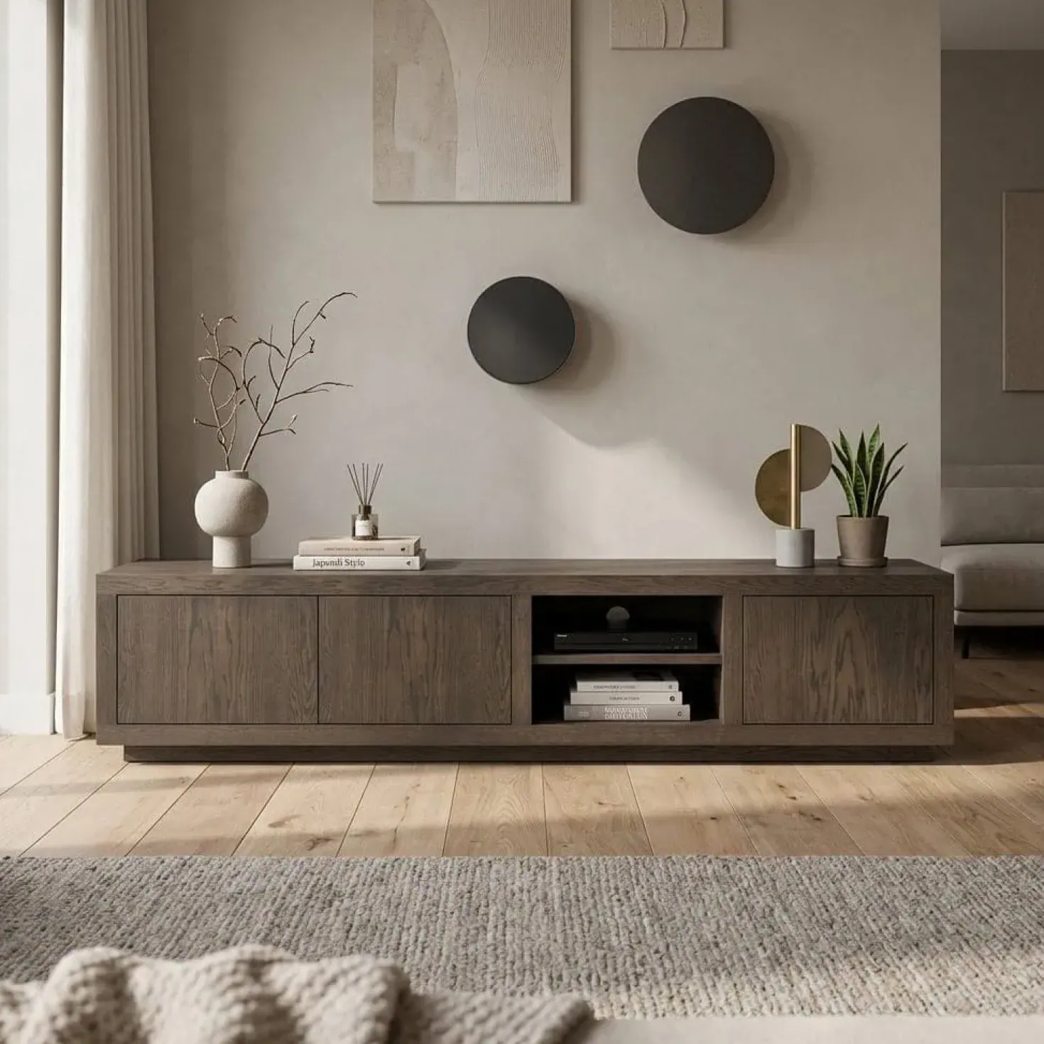 TV meubel Helsinki Bruin 200cm