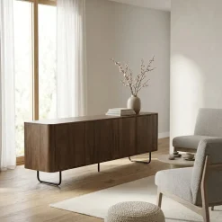 TV meubel James mangohout Bruin 190cm