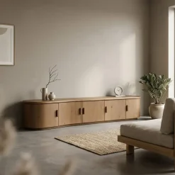 Tv-meubel Josh bruin 240cm