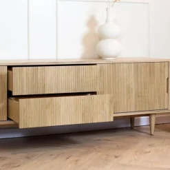 Tv meubel Jule Naturel Eikenhout 200cm