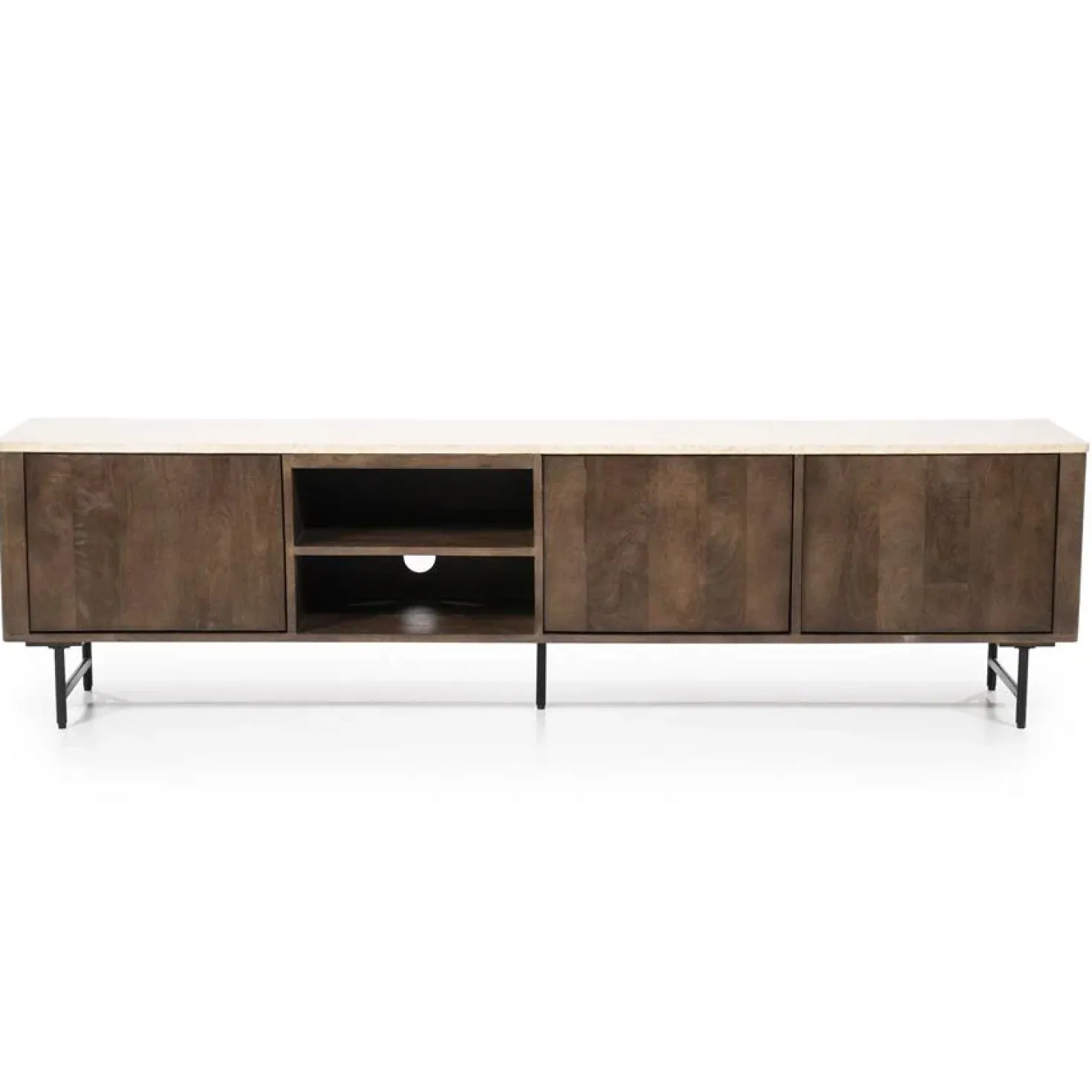 TV meubel Lio mangohout 3 deurs 200cm