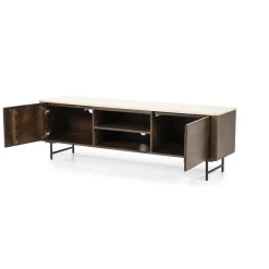 TV meubel Lio mangohout 2 deurs 170cm
