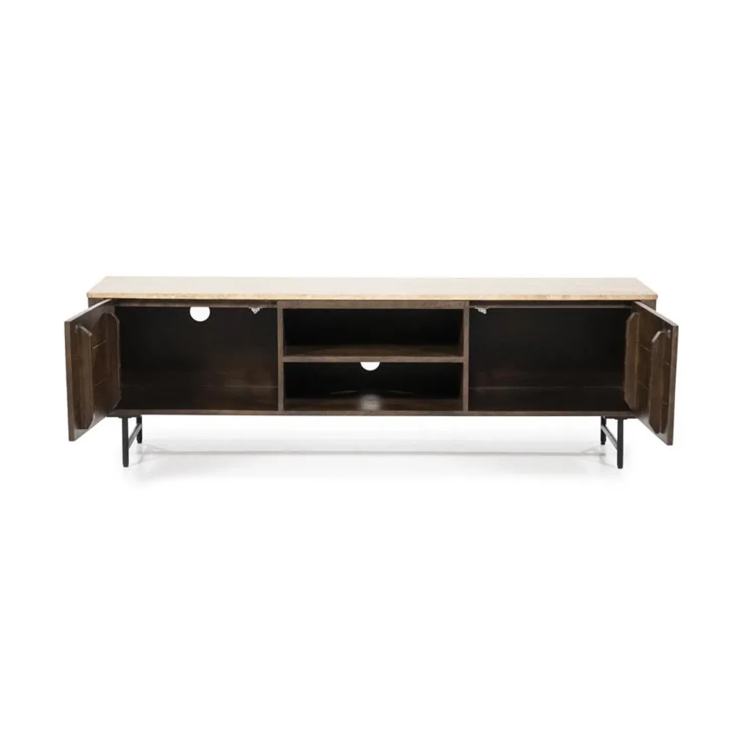 TV meubel Lio mangohout 2 deurs 170cm