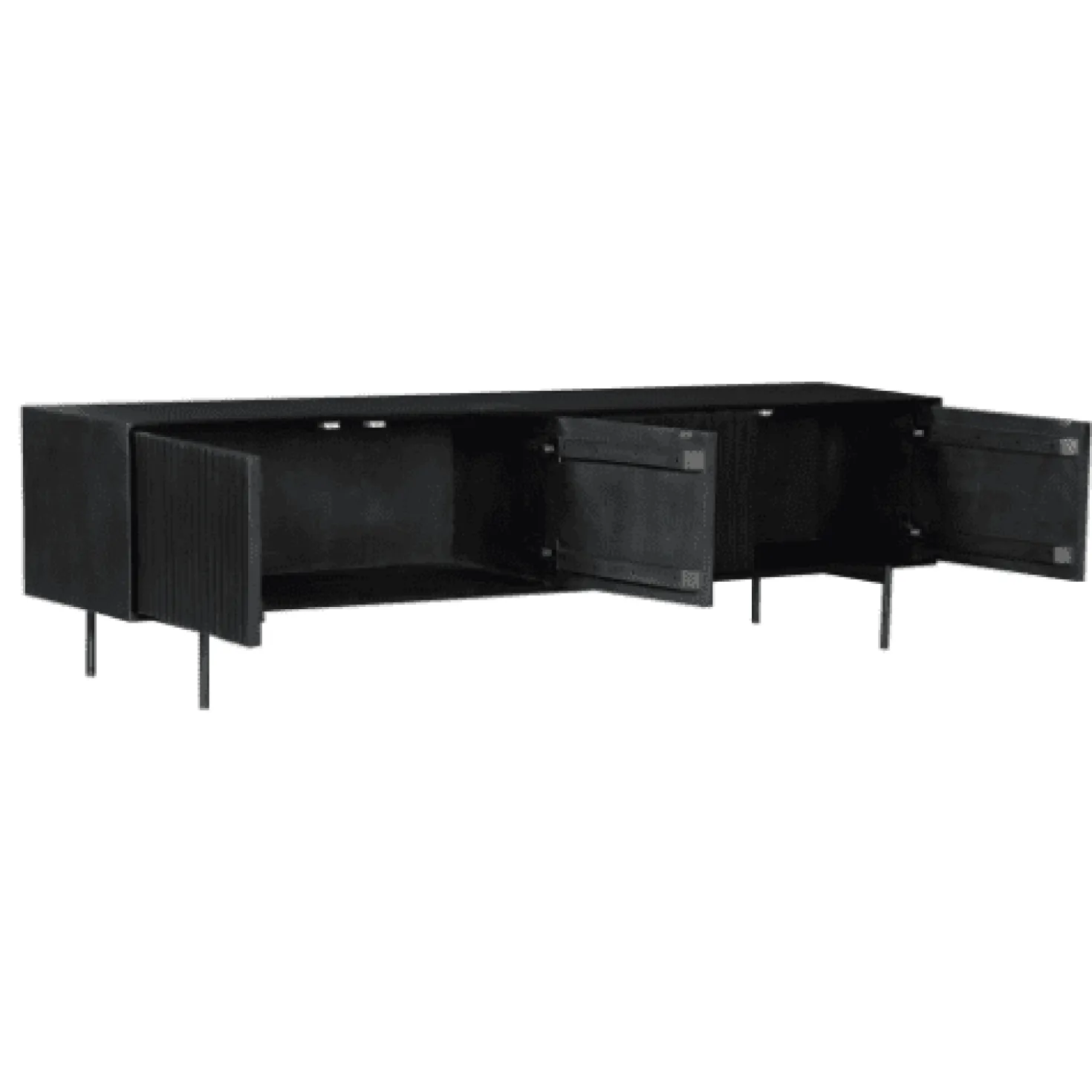Tv meubel Martin 165 cm zwart