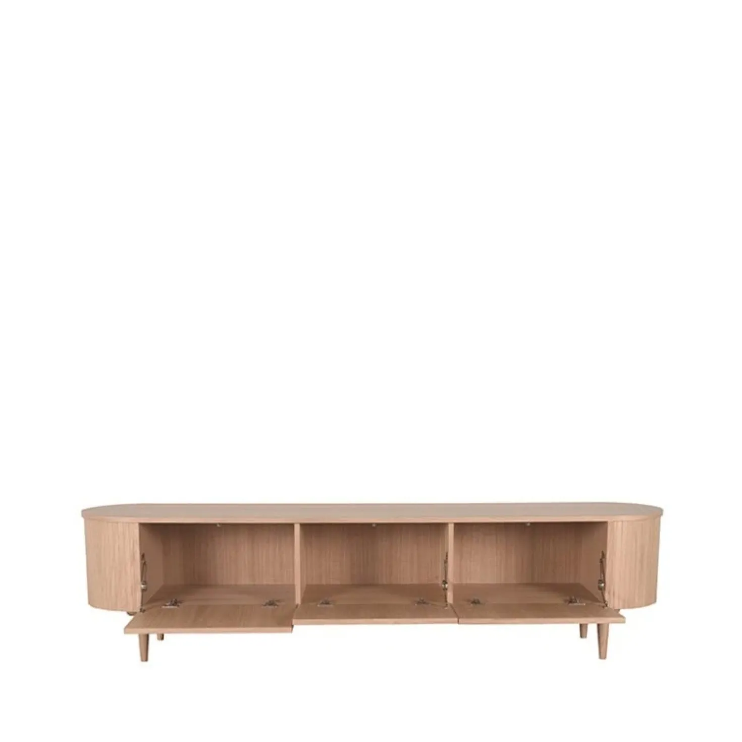 Tv Meubel Oliva Naturel Eikenhout 220cm