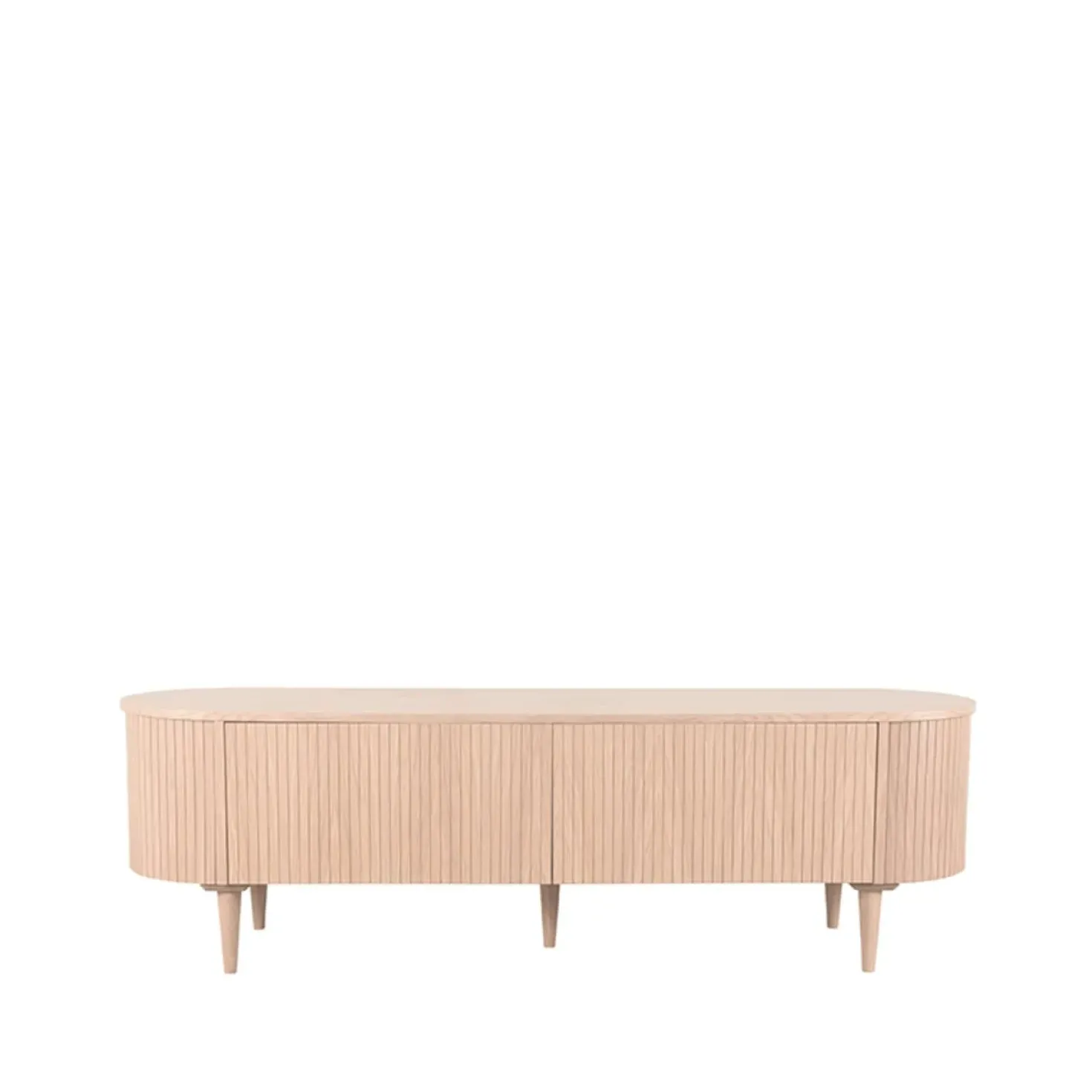 Tv Meubel Oliva Naturel Eikenhout 180cm