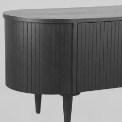 Tv Meubel Oliva Zwart Eikenhout 180cm