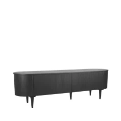 Tv Meubel Oliva Zwart Eikenhout 180cm