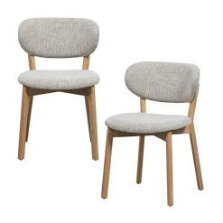 Udar Eetkamerstoel naturel met houten frame naturel