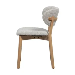 Udar Eetkamerstoel naturel met houten frame naturel