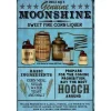 Uncle Abe’s Moonshine drank - metalen bord