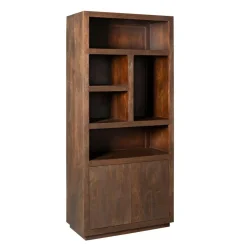 Vakkenkast Dortmund Walnoot 90cm