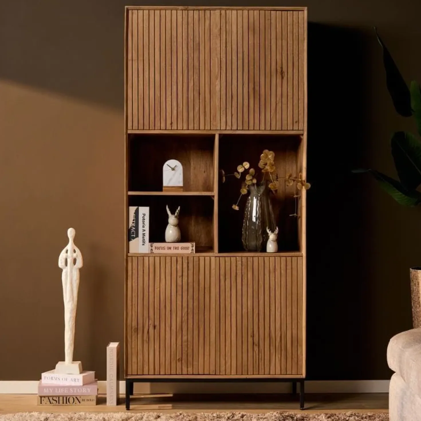 Vakkenkast Martin Naturel 90cm