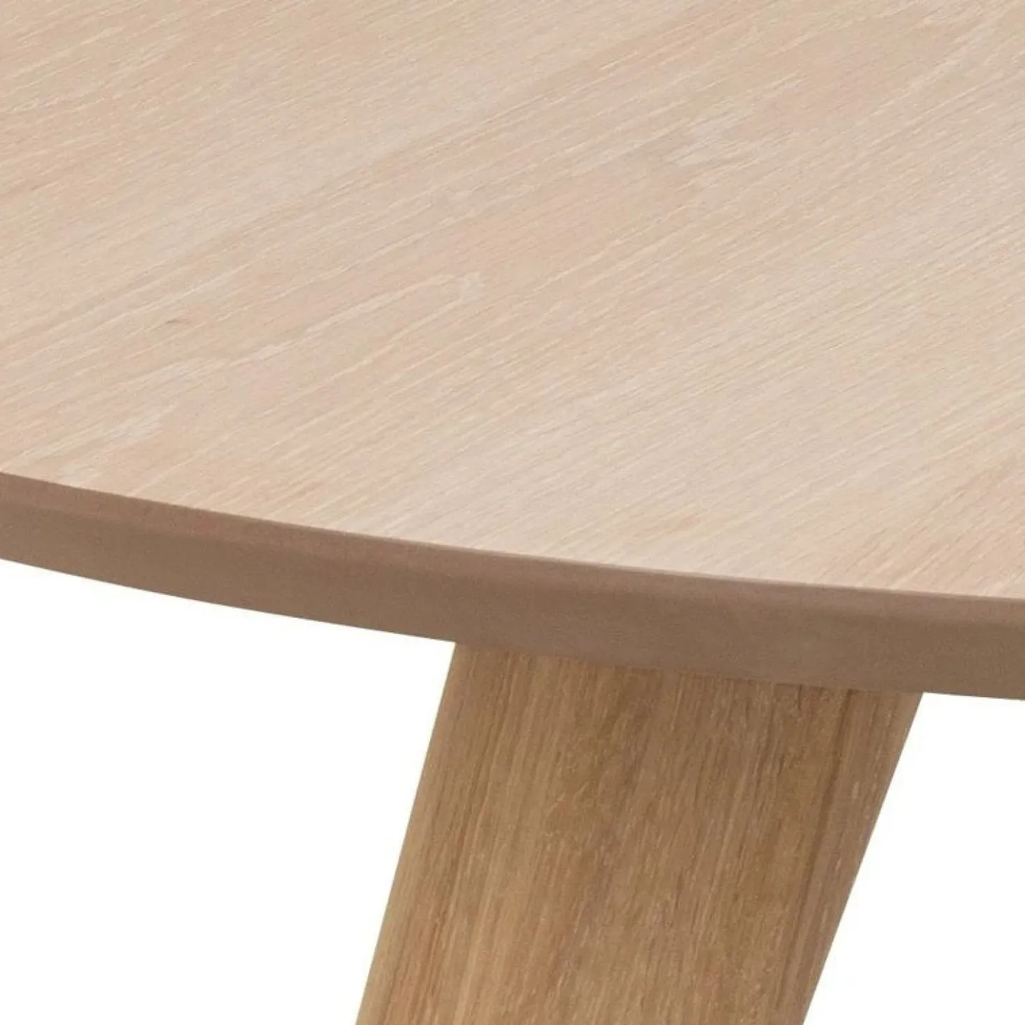 Valetta Eettafel Rond Naturel 100cm