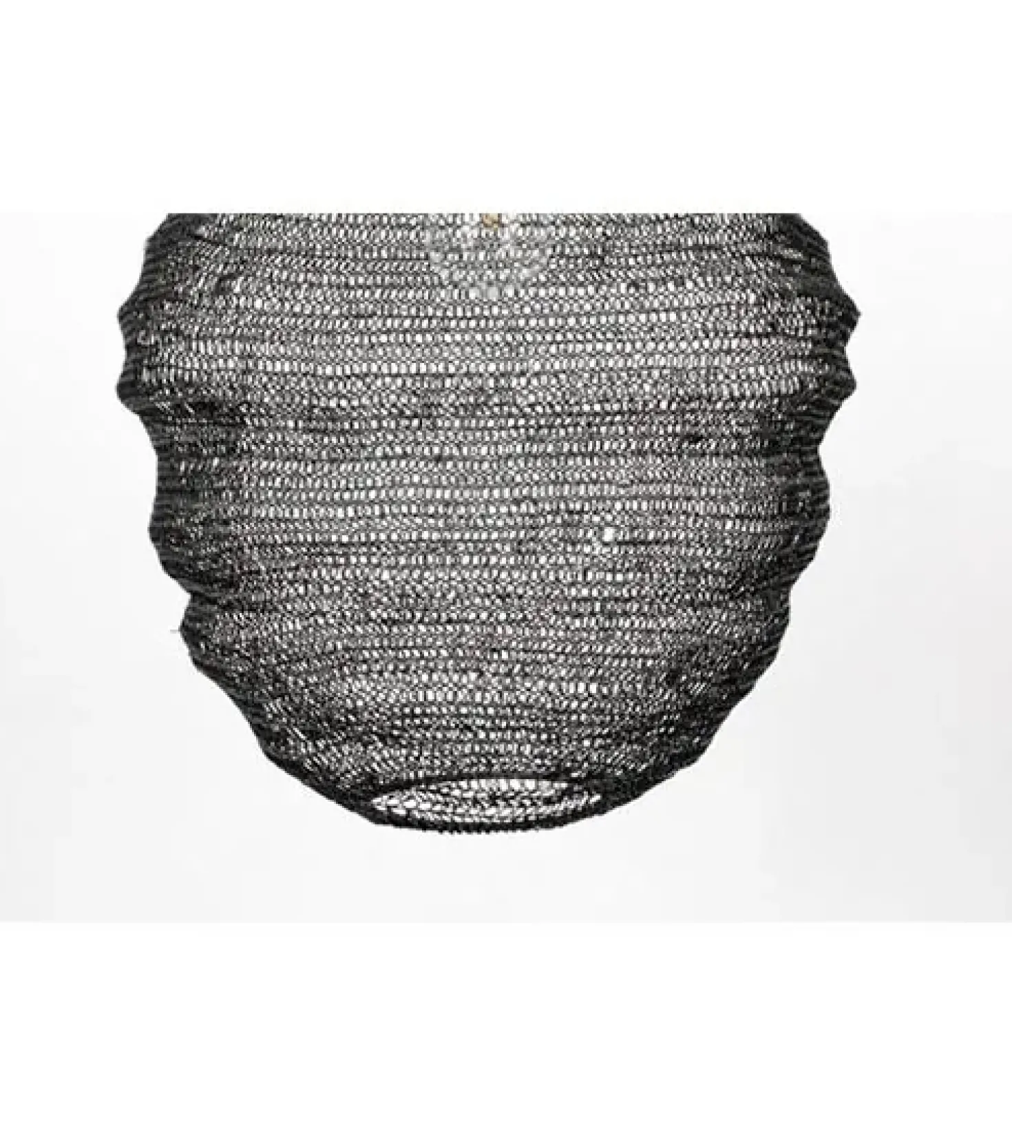 Valier 1-lichts hanglamp zwart 48cm