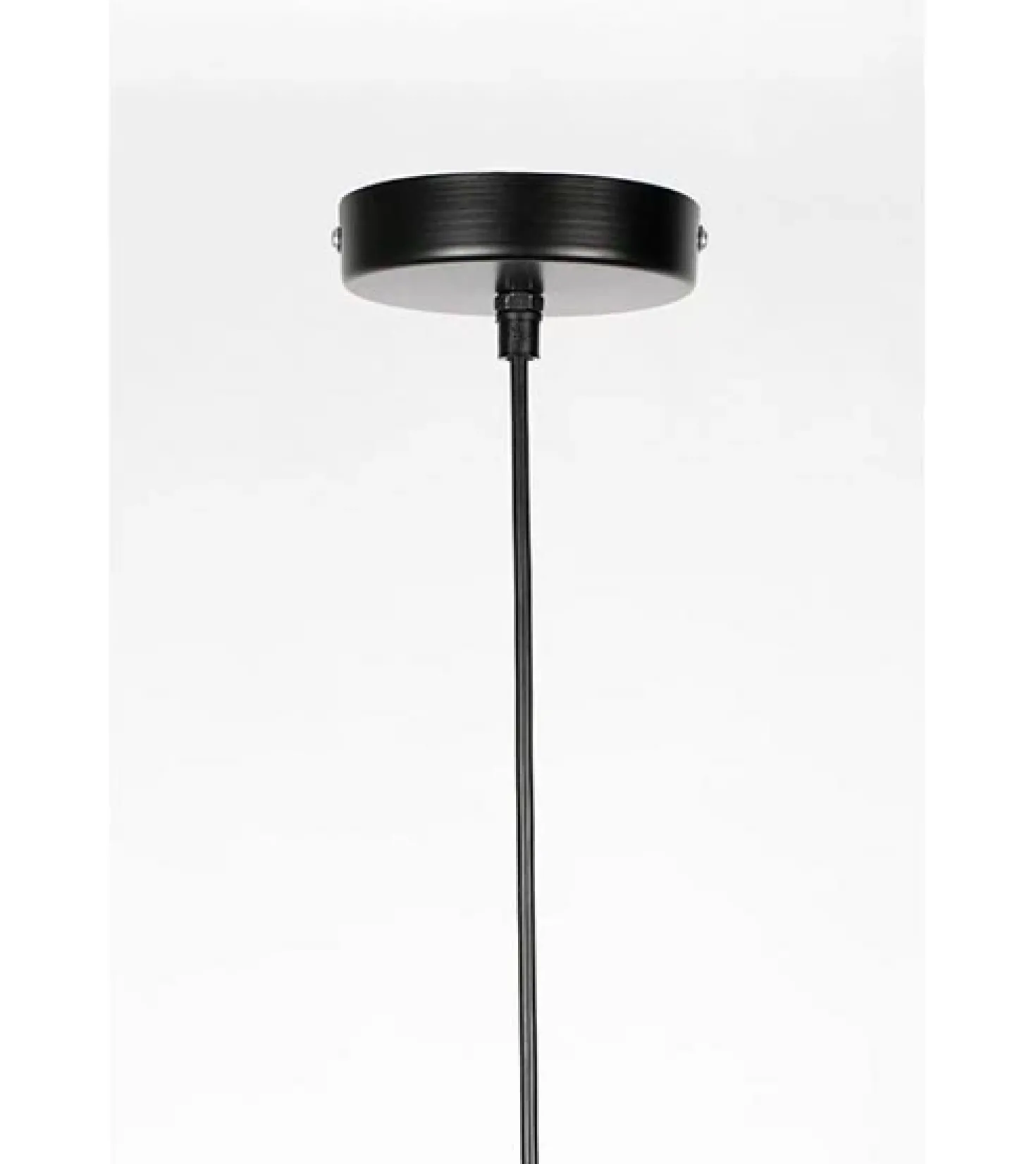 Valier 1-lichts hanglamp zwart 48cm