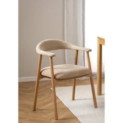 Vandis Eetkamerstoel Beige Stof