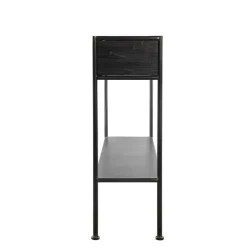 Varo Sidetable 2 lades Zwart Hout