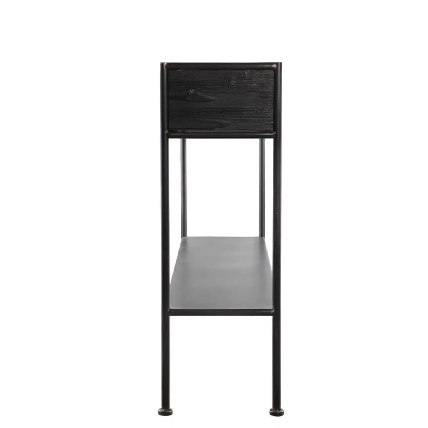 Varo Sidetable 2 lades Zwart Hout