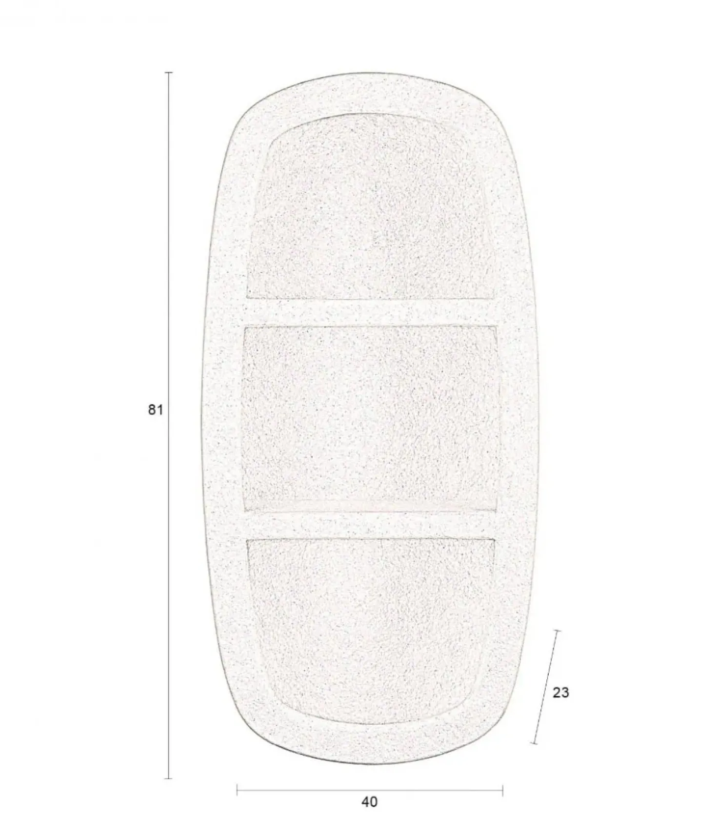 Veda Wandkast 2 Planken MDF 40cm