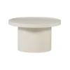 Veluna Bijzettafel rond Hoogglans Zand 70cm