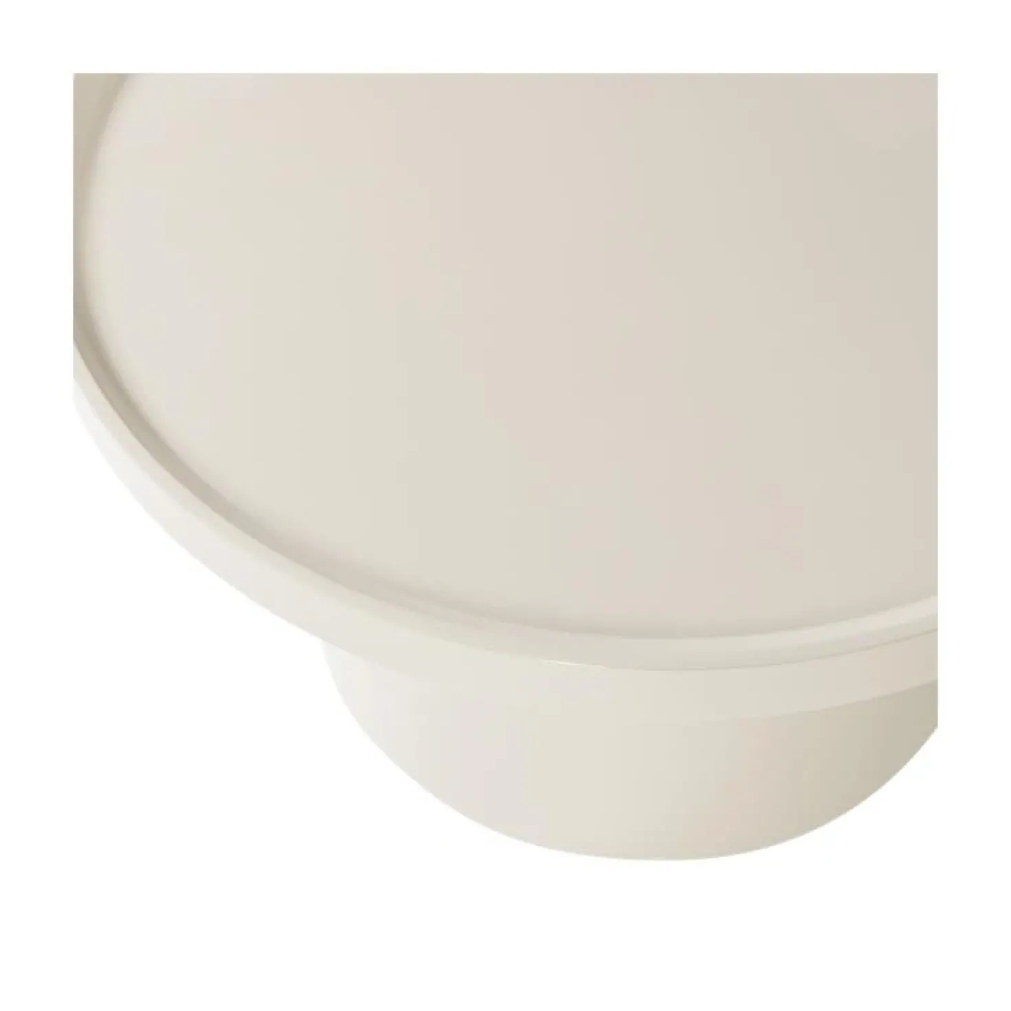 Veluna Bijzettafel rond Hoogglans Zand 70cm
