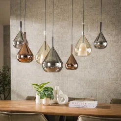Velura 7-lichts Hanglamp industrieel
