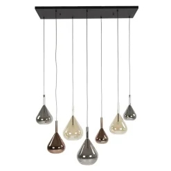 Velura 7-lichts Hanglamp industrieel