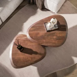 Vero Salontafel set van 2 organisch Acaciahout