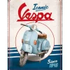 Vespa - Iconic since 1946 - metalen bord