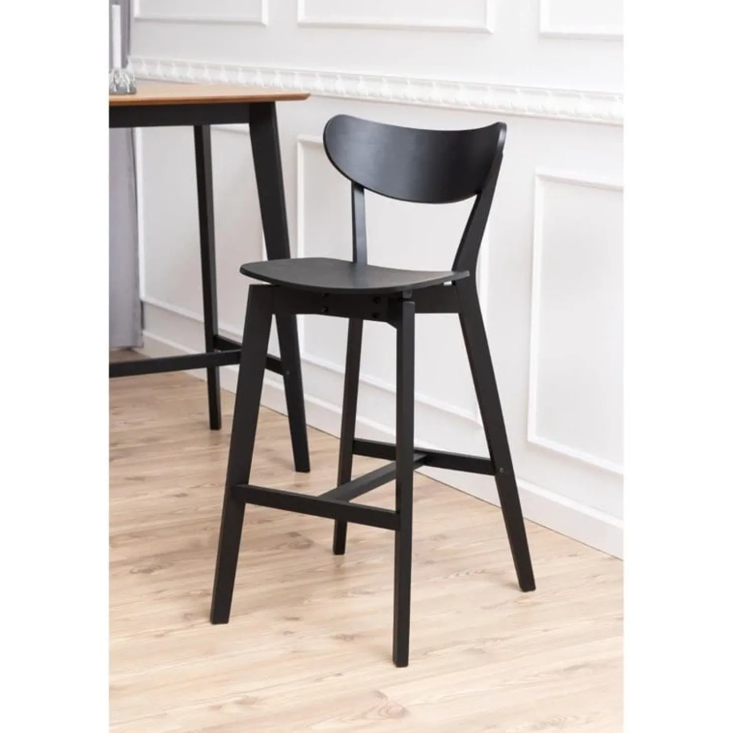 Vexor Barkruk Zwart 45cm