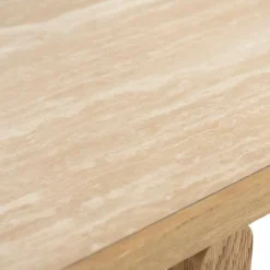 Vidar Salontafel Naturel Travertin 80cm