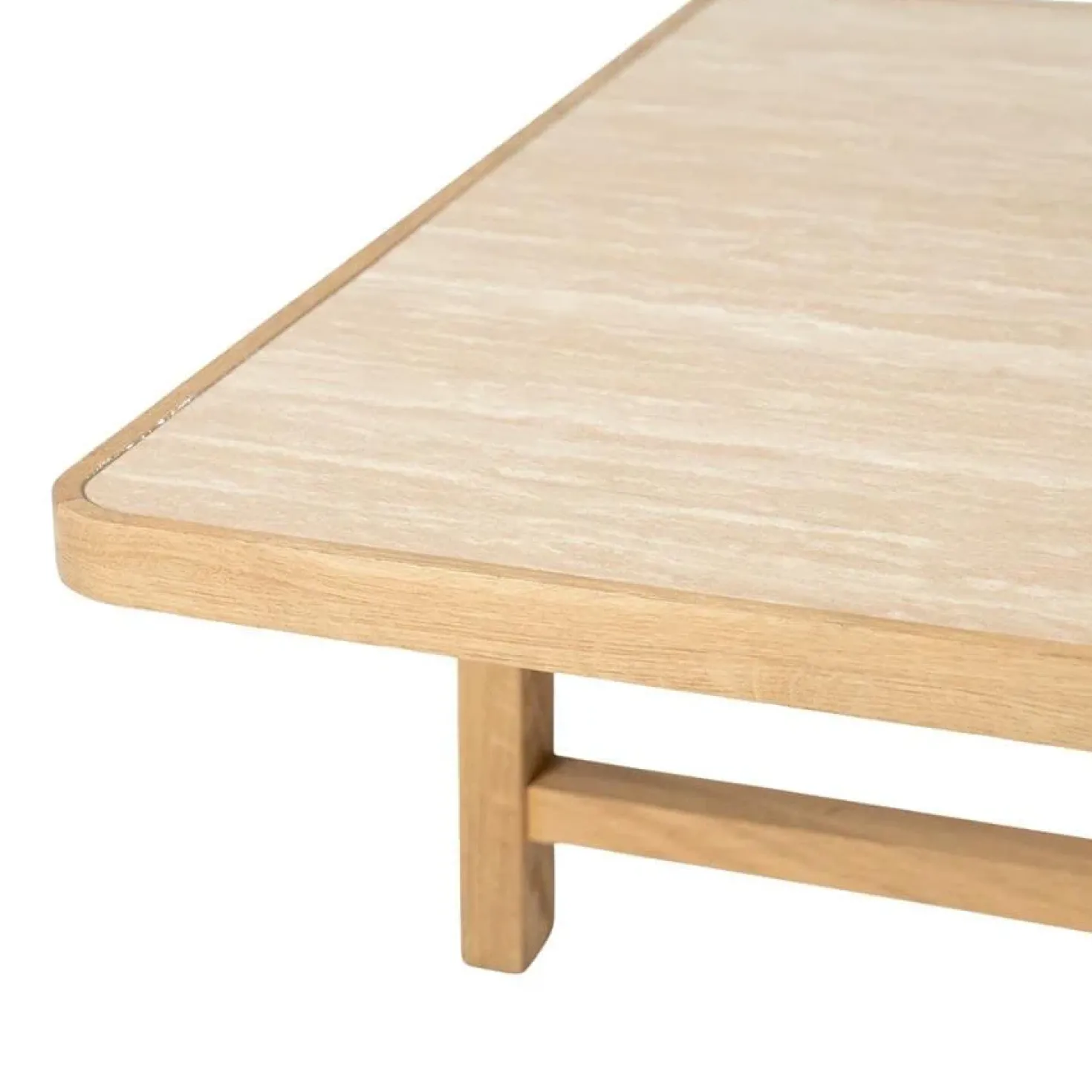 Vidar Salontafel Naturel Travertin 80cm