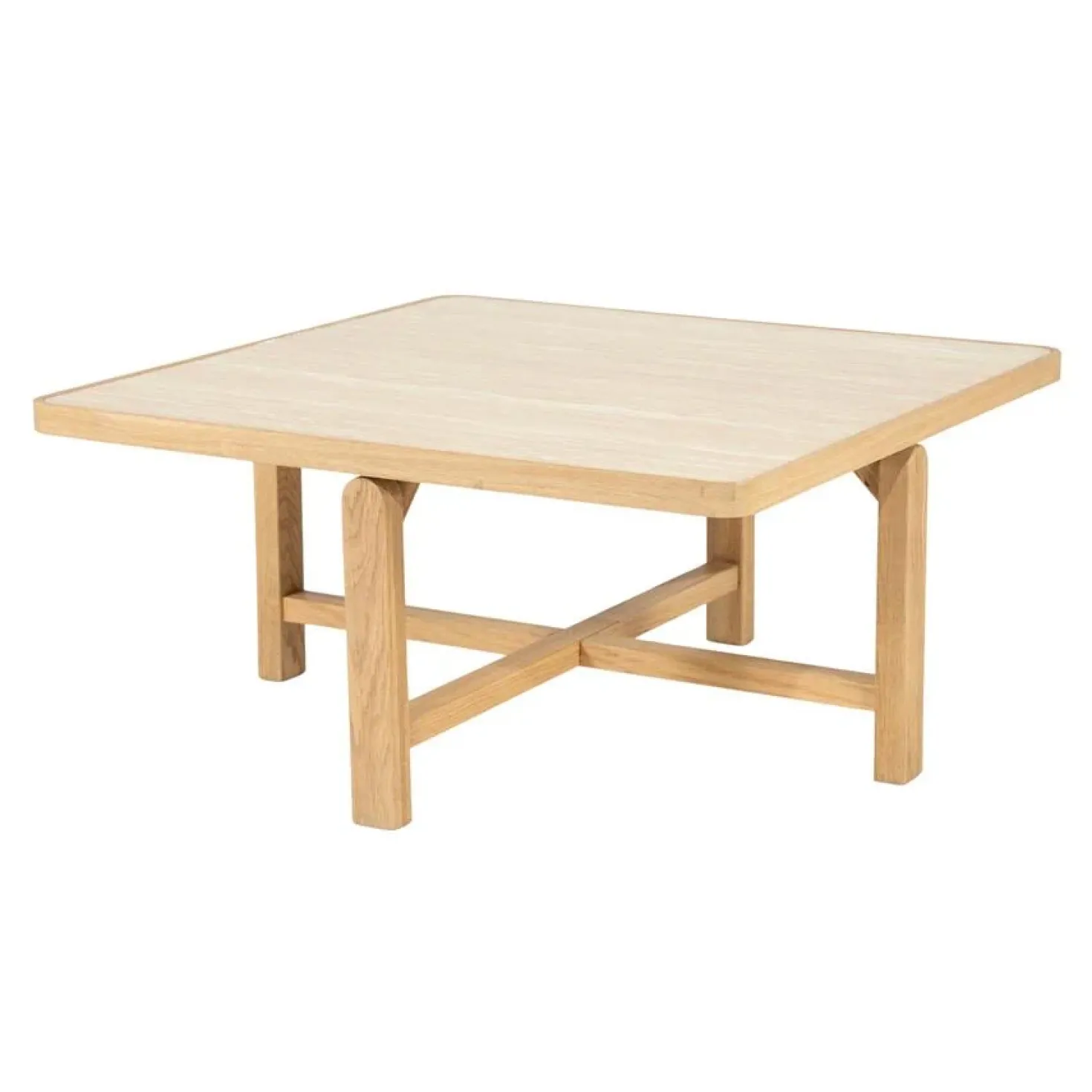 Vidar Salontafel Naturel Travertin 80cm