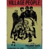 Village People - metalen bord