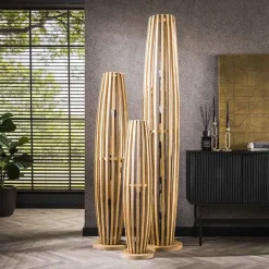 Vincent 1-lichts Vloerlamp Mangohout