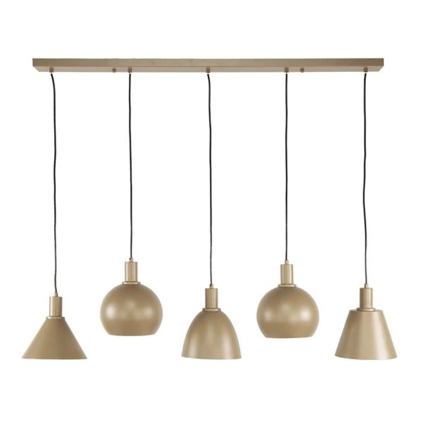 Vinci 5-lichts Hanglamp Beige
