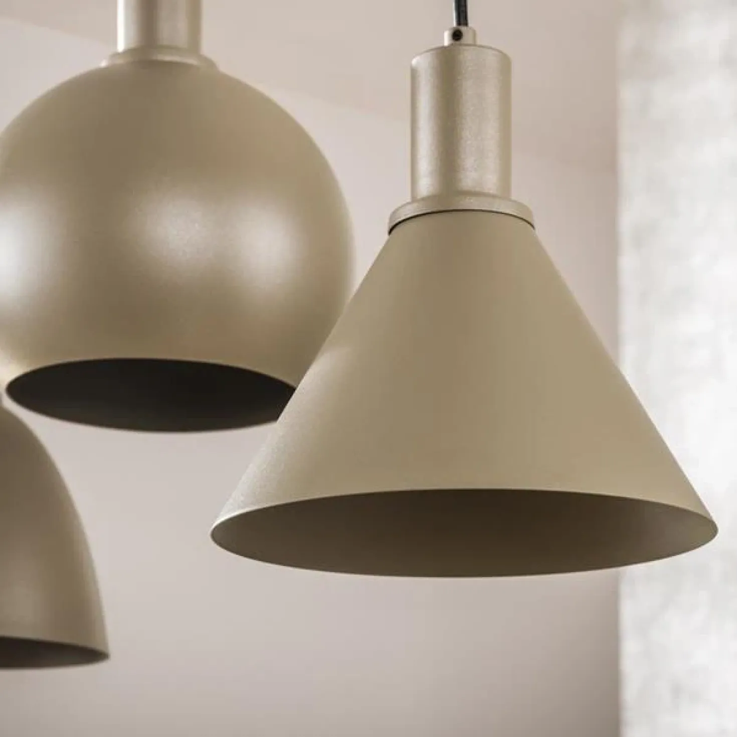 Vinci 5-lichts Hanglamp Beige