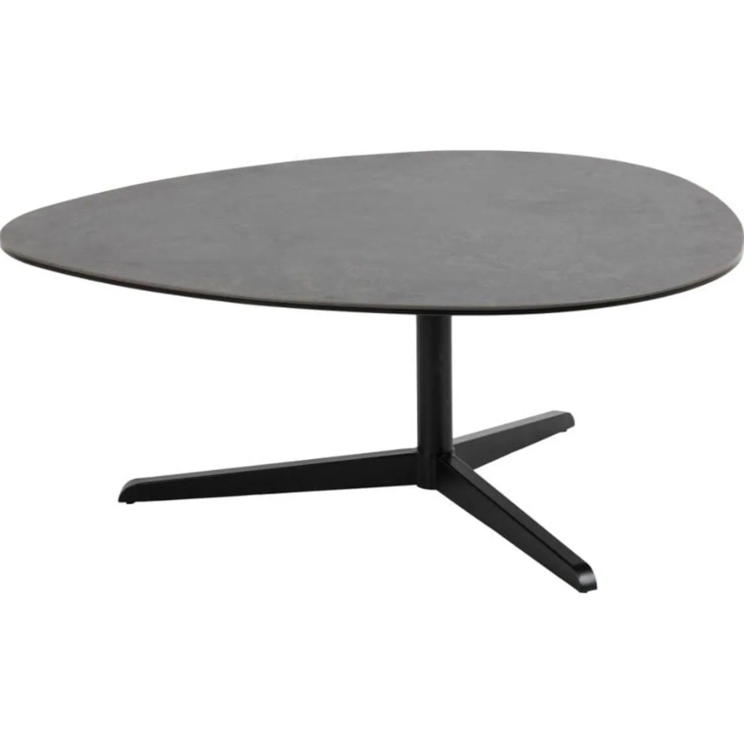 Vinna Salontafel Zwart Metaal 100cm