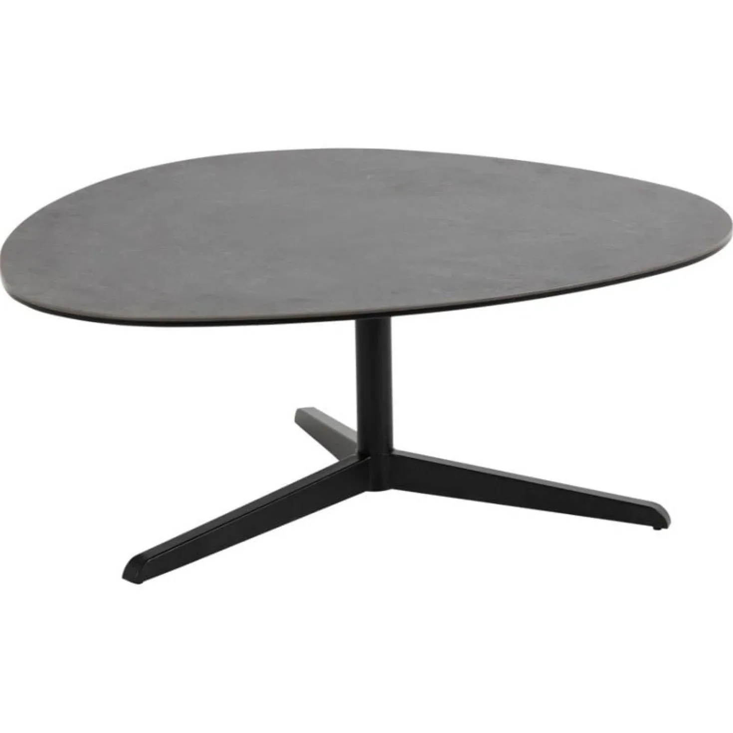 Vinna Salontafel Zwart Metaal 100cm